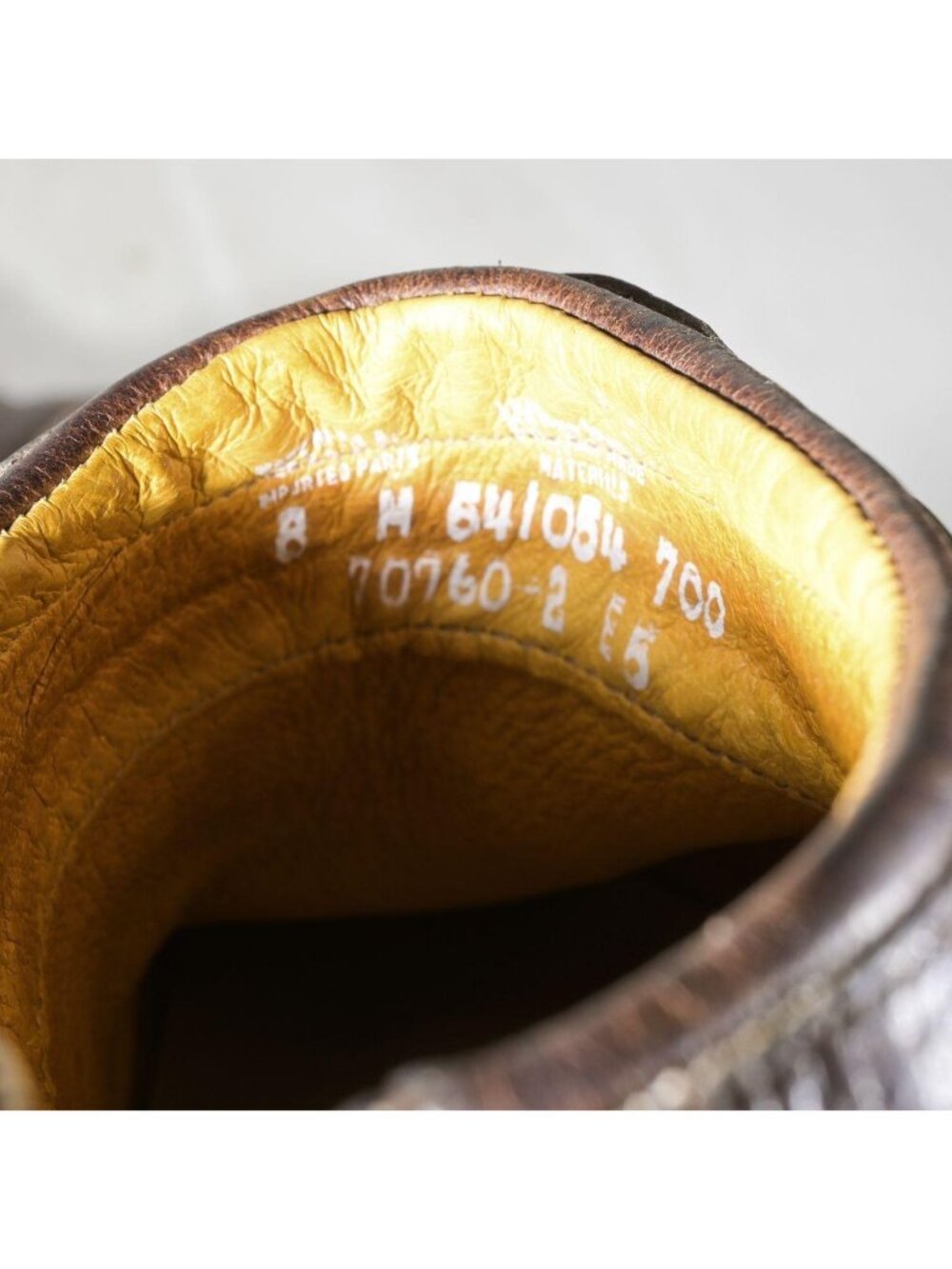 Vintage Frye Belted Harness Mule 70760-2 Brown Square Toe Pebbled Leather Slip O - Picture 6 of 7